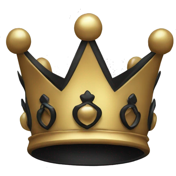 black crown emoji
