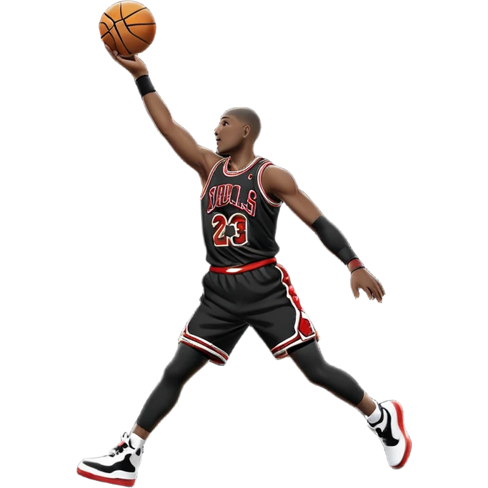 Air Jordan logo solid black minimalistic emoji