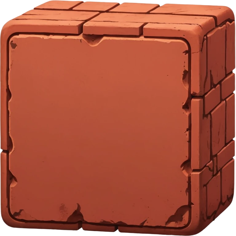 red brick block emoji