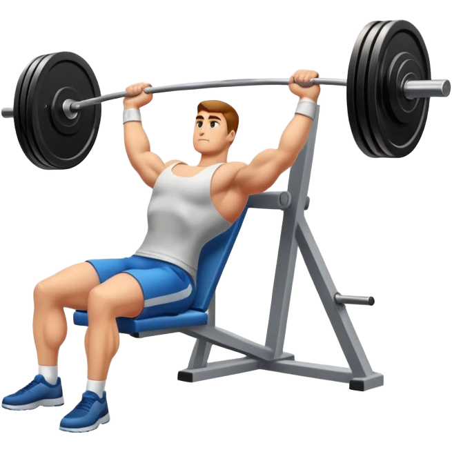seated bench press motion with adjustable resistance emoji