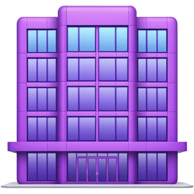purple pickup point building emoji