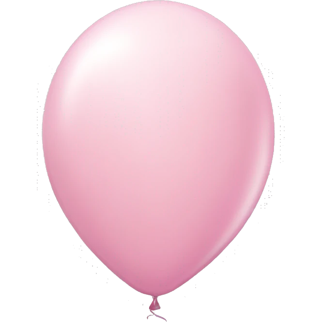 pastel pink balloon emoji