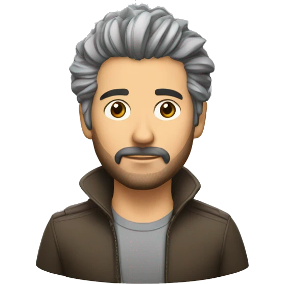 Moreno de cabelo cacheado  emoji