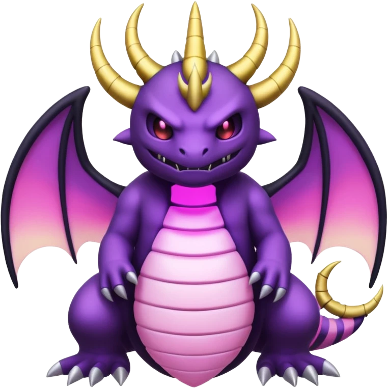 Pokemon legendary purple and pink Giratina emoji