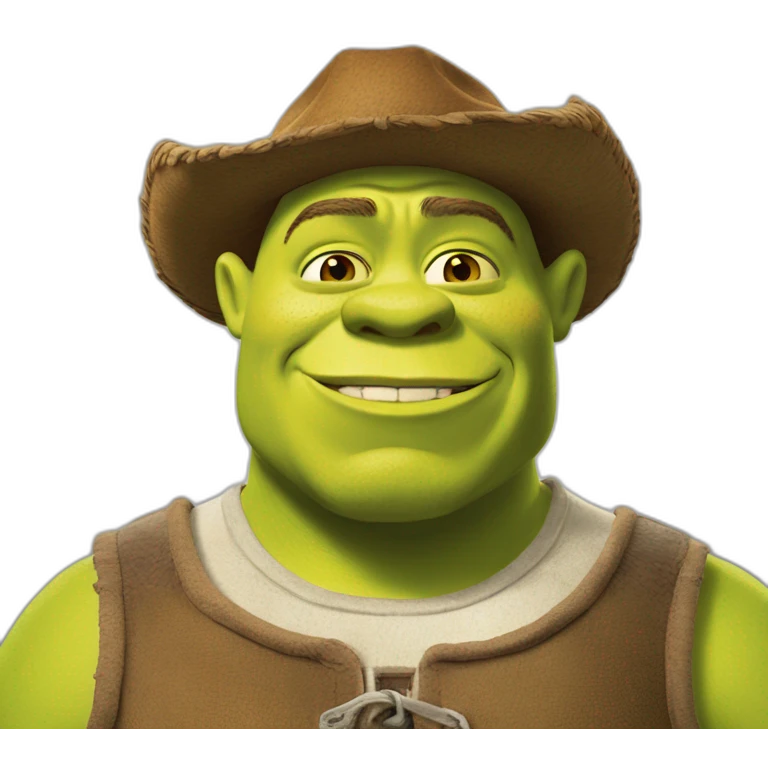 Shrek fair un doit d'honneur emoji