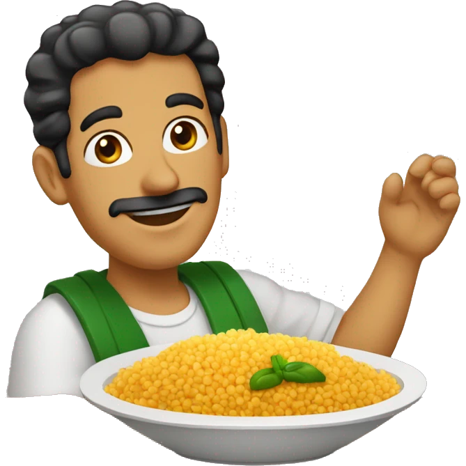 Un couscous a l'Algérie  emoji