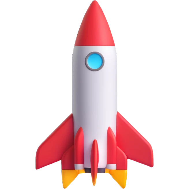 Rocket Colour full emoji
