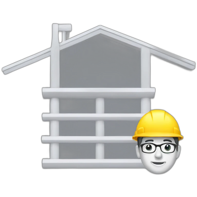 Structural engineer building logo emoji
