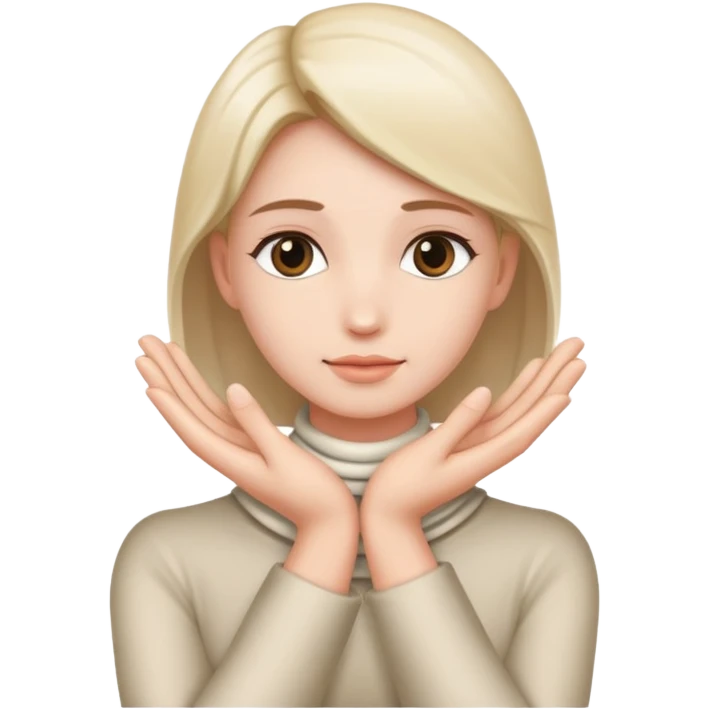 Hands around neck emoji emoji