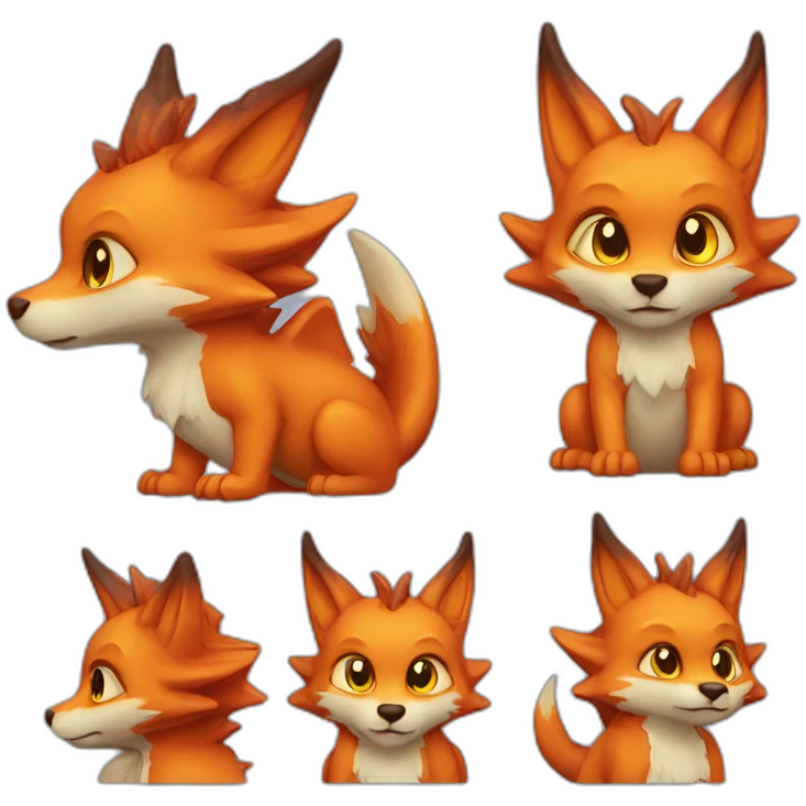dragon fox emoji