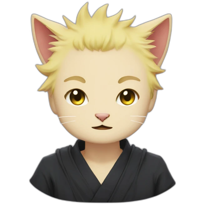 gojo is a cat from jujutsu kaisen emoji