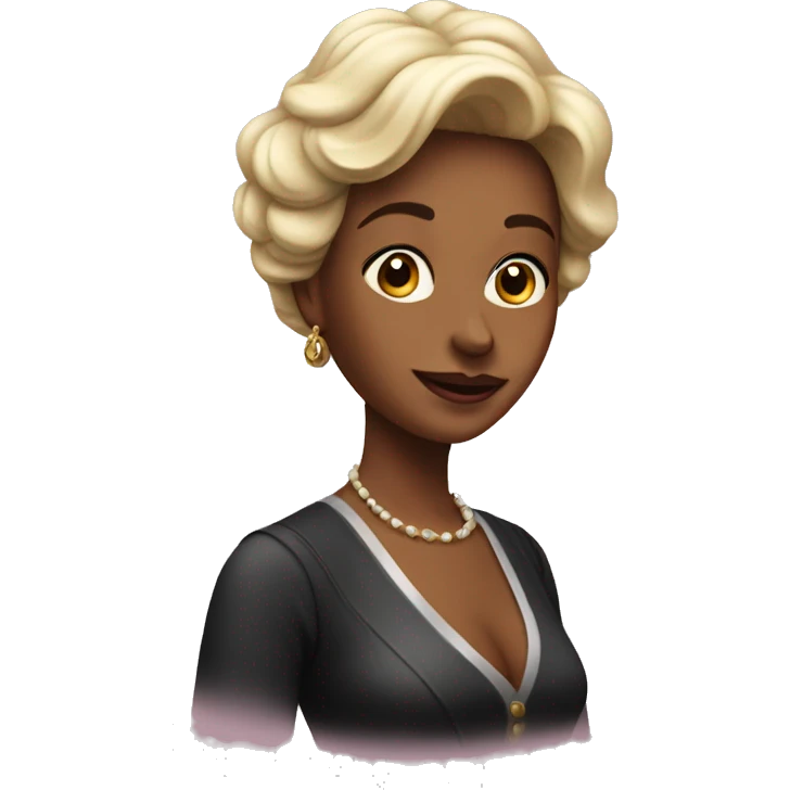 lady with martinin emoji