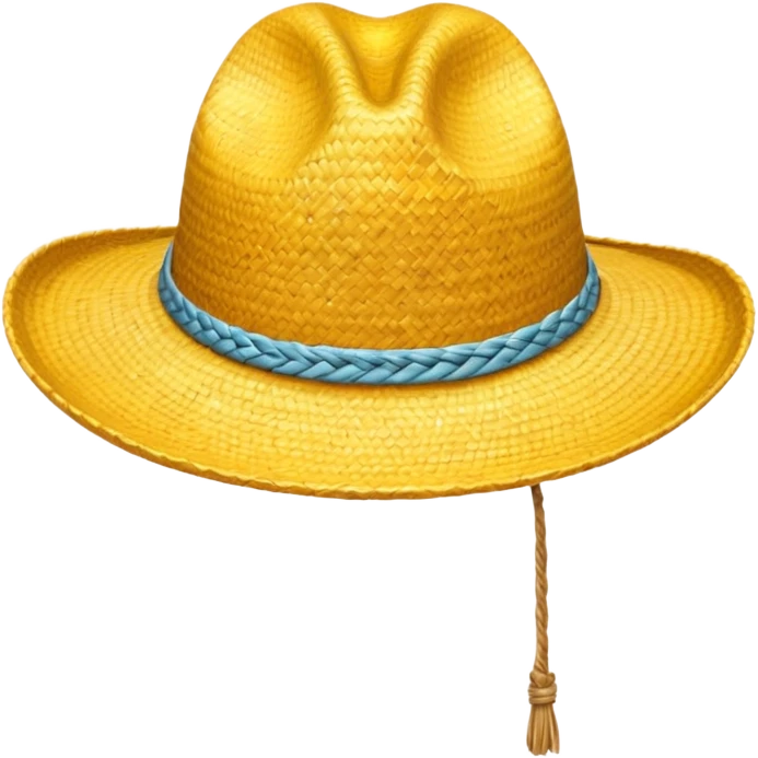yellow farmer hat emoji