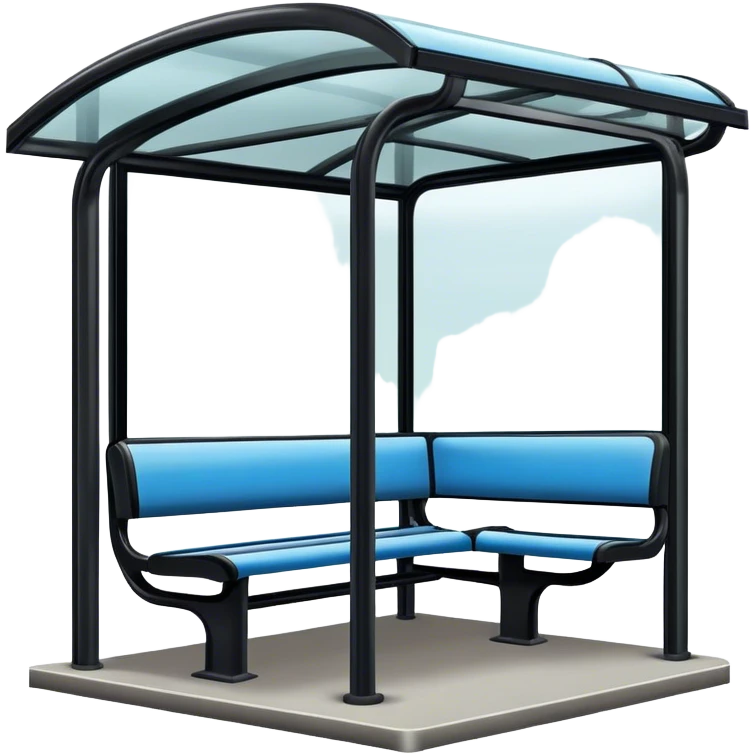 bus shelter emoji