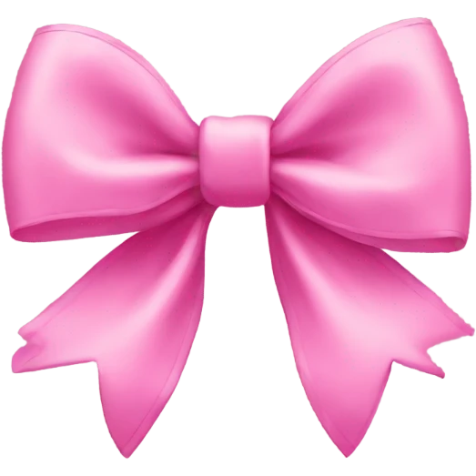 Pink bow emoji