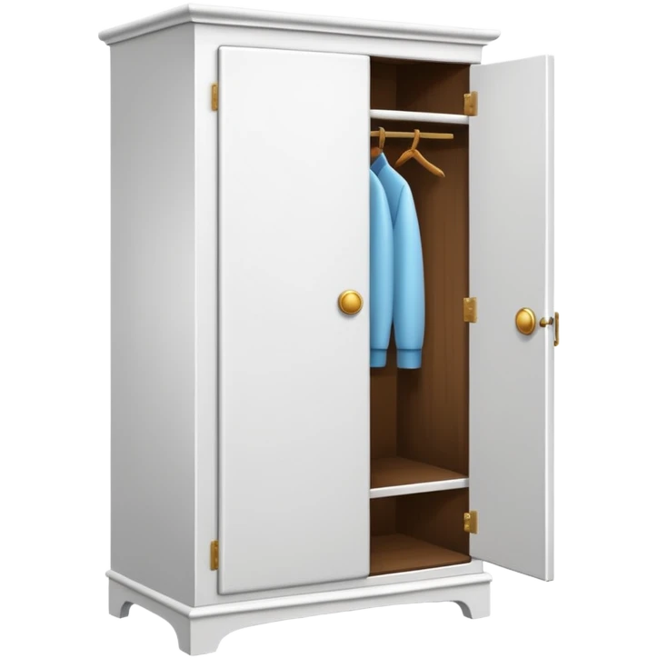 white Wardrobe emoji