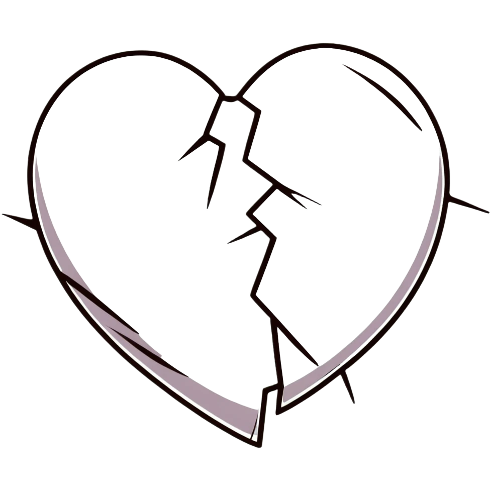 broken heart emoji