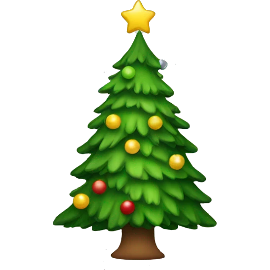 Christmas tree emoji