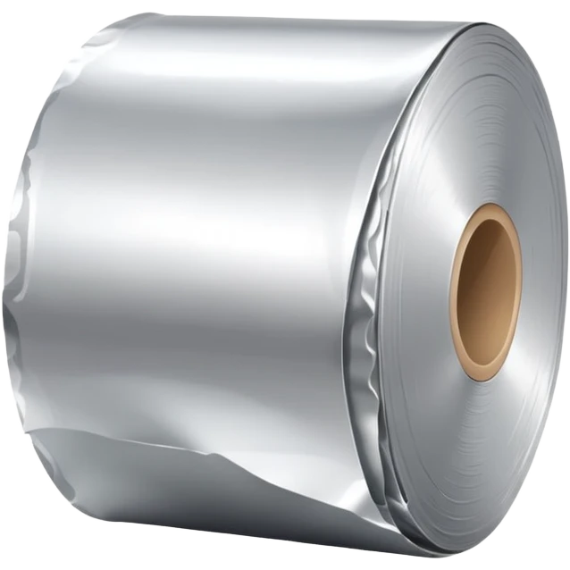 silver foil large thin roll emoji