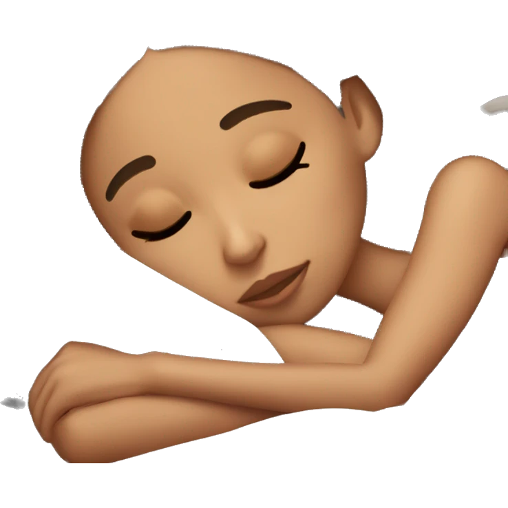 Ariana Grande sleeping emoji