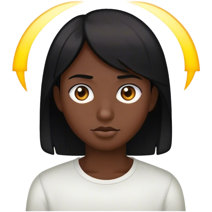 The person with black hair who turned off the lights emoji
