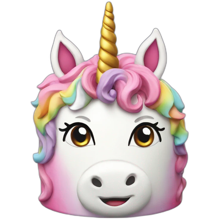 unicorn cake emoji
