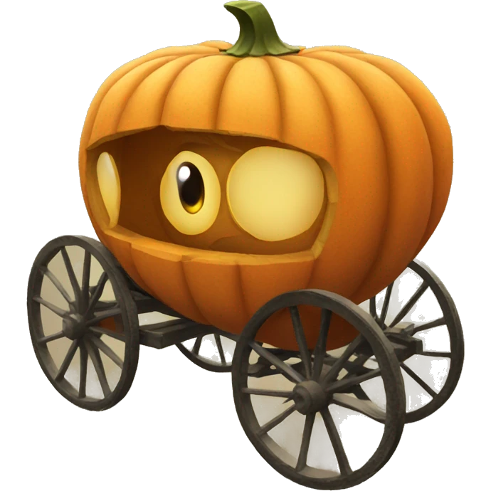 pumpkin carriage  emoji