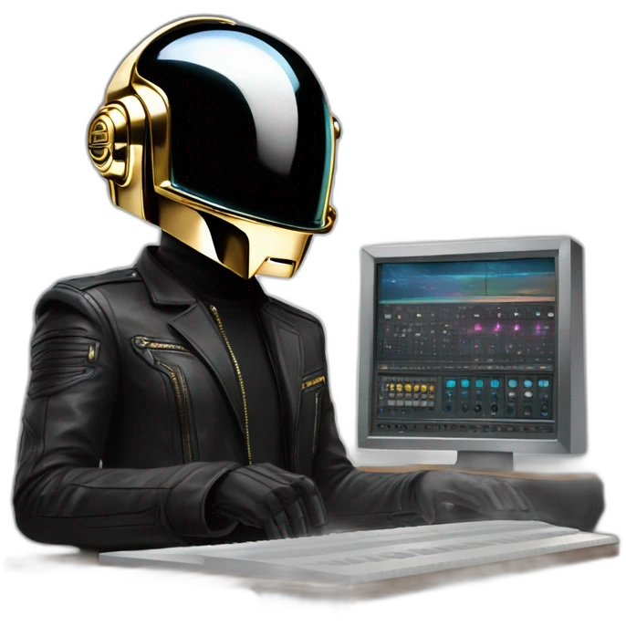 daft punk music studio emoji