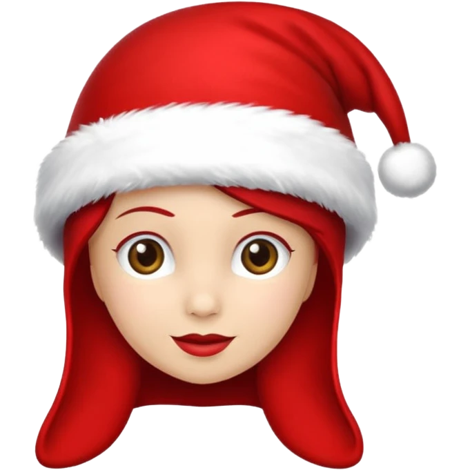 gorro mamá Noél navideño emoji