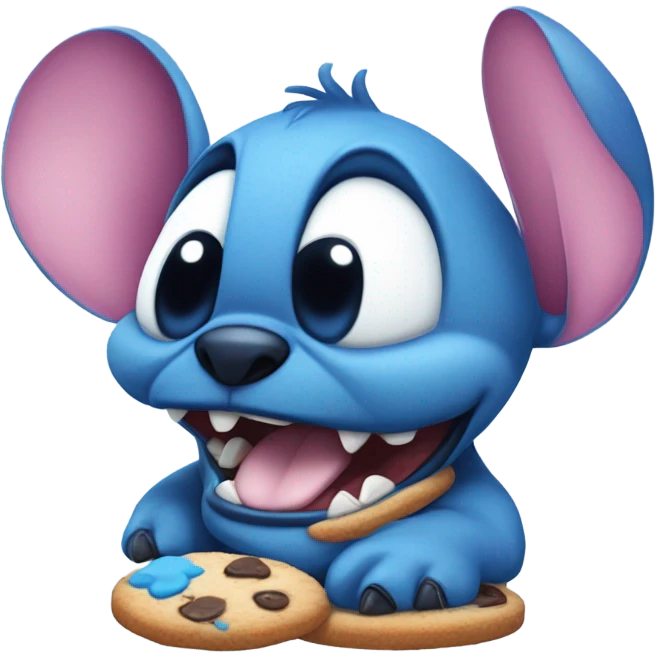 Stitch cookie emoji