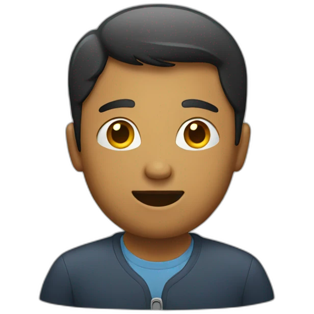 person talking with person emoji