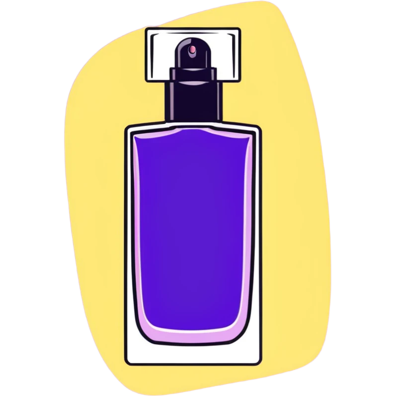 Fancy AVON fragrance bottle with purple liquid emoji