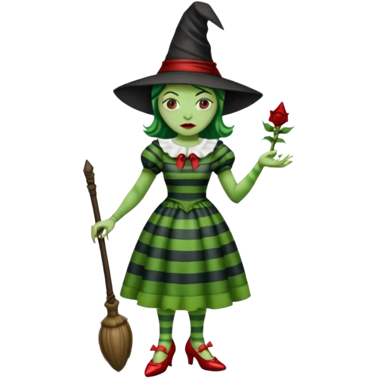 Wicked Witch of the East from the Wizard of Oz emoji