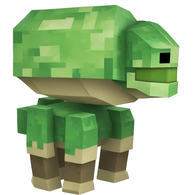 Minecraft tortuga emoji