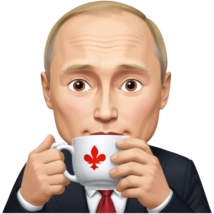 vladimir putin drinking tea emoji