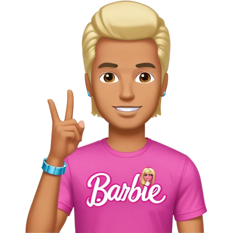 rockstar  man barbie  emoji
