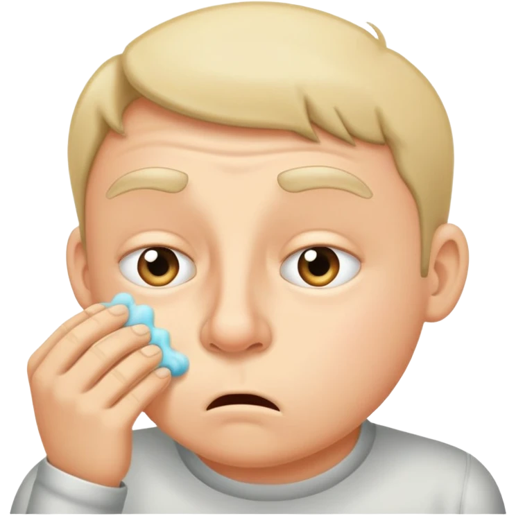 Person sniffing fart emoji