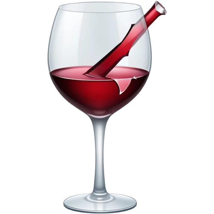 broken wine glass emoji