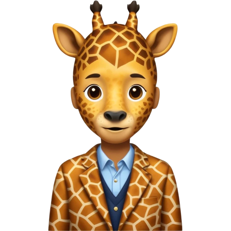 '' giraffe  Patterned'' clothes emoji