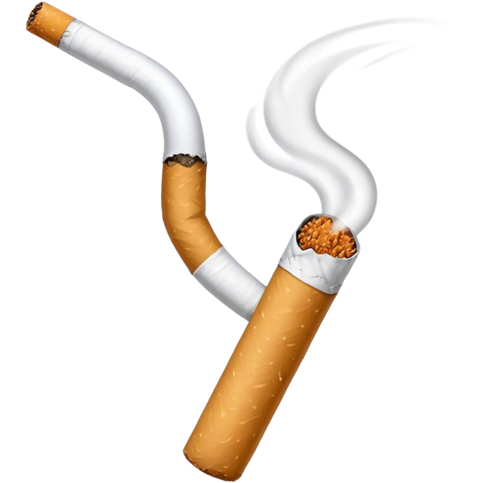 Cigarette emoji ꒰⁠⑅⁠ᵕ⁠༚⁠ᵕ⁠꒱ in this type of words emoji