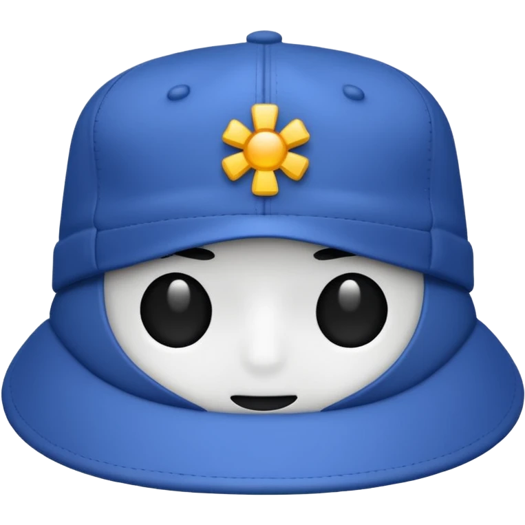 admin hat withe the words admin on hat emoji