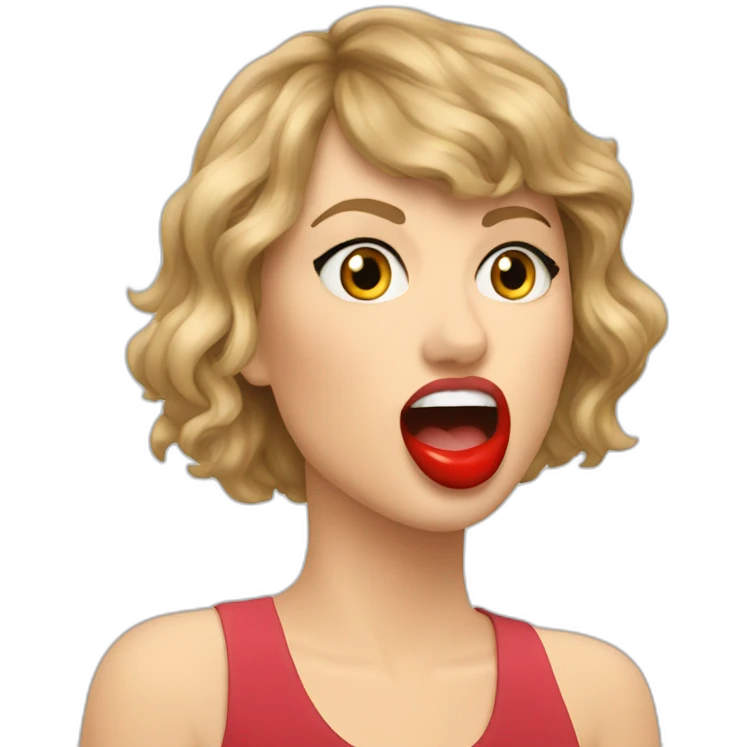 taylor-swift-mouth-bbc emoji