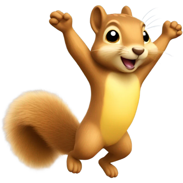 Flying cheese squirrel  emoji
