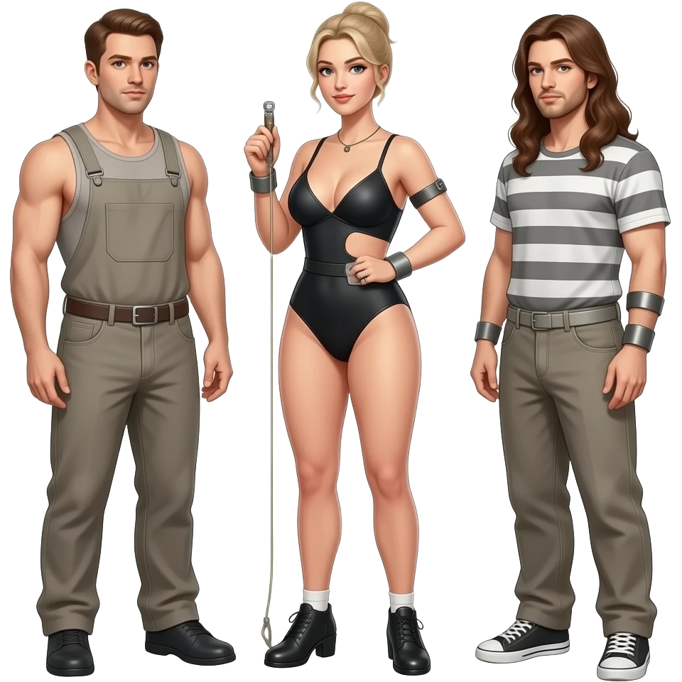 slave man is ready for get pegging by a femdom emoji