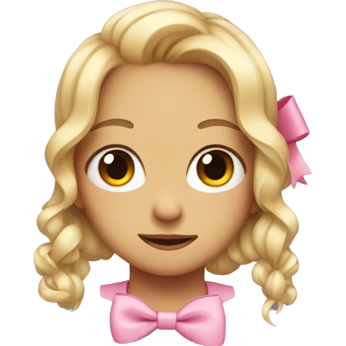 Cute bow emoji