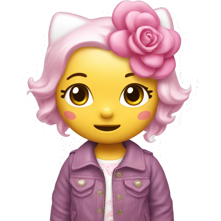 hello kitty rosa emoji