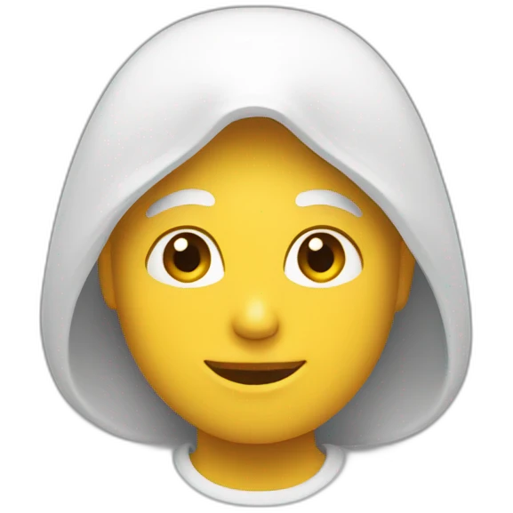 Un cœur blanc emoji