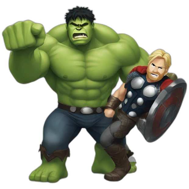 hulk and thor emoji