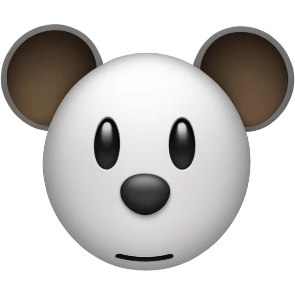 The initials AW as a logo with a mouse incorporated in it emoji