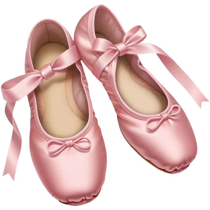 Pink ballet shoes emoji